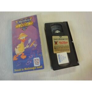 Walt Disney mini classics Donald Duck in mathmagic land vintage VHS
